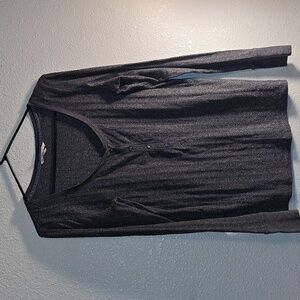 Victoria Secret long sleeve shimmery sleep top Large